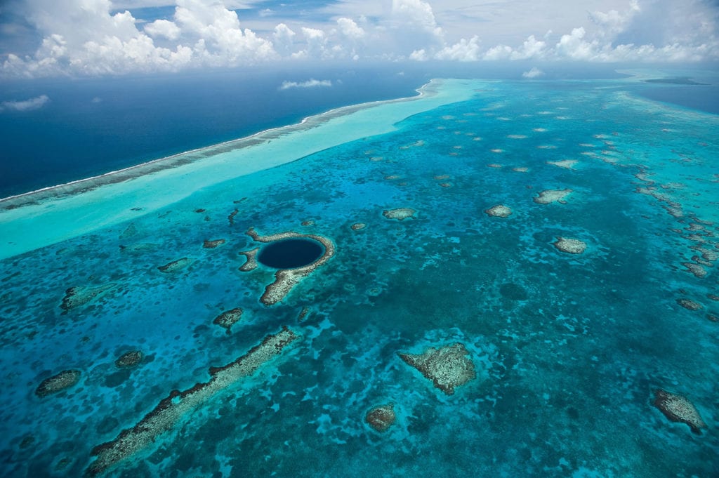 Lighthouse Reef Aerial of the Great Blue hole 10 interesting facts