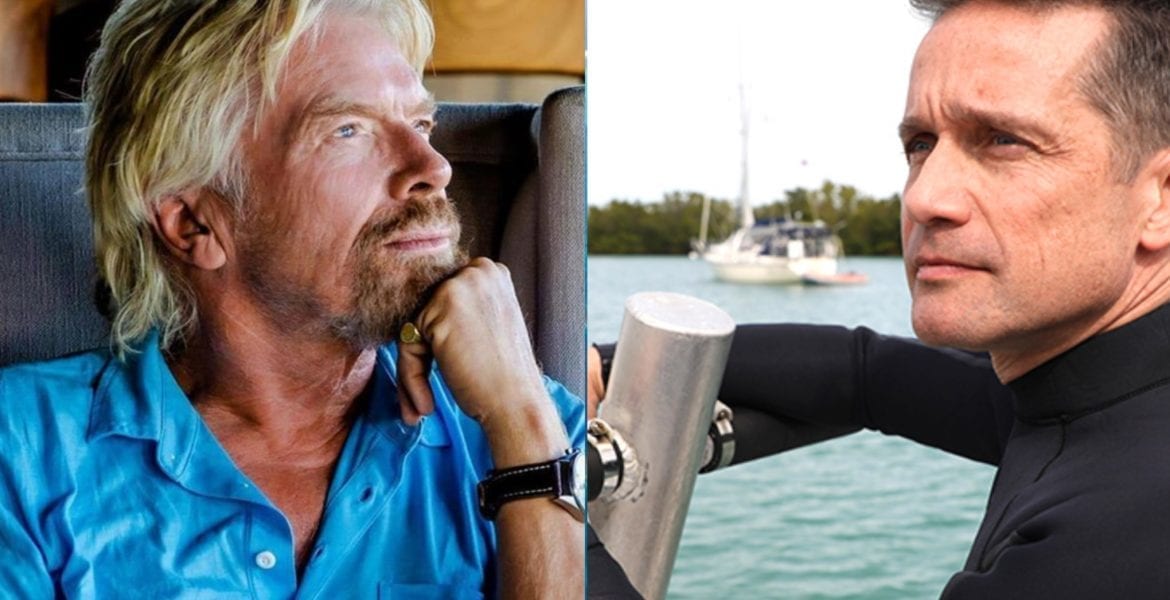 Richard Branson & Fabien Cousteau