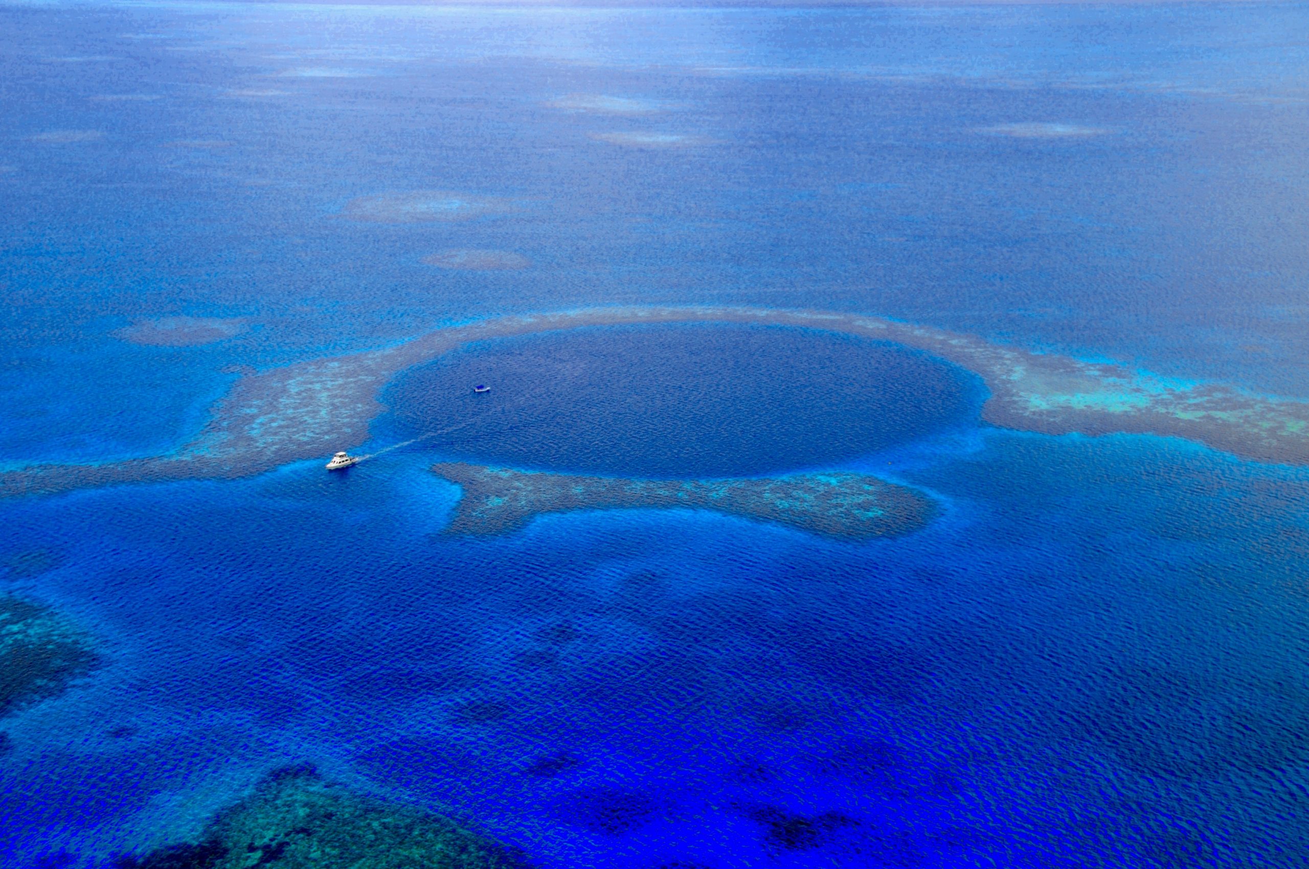 Belize BlueHole from the SKY