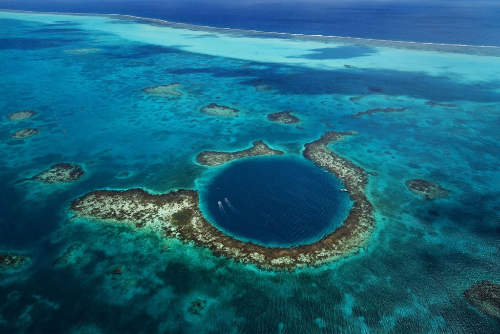 Great Blue Hole Belize world heritage site